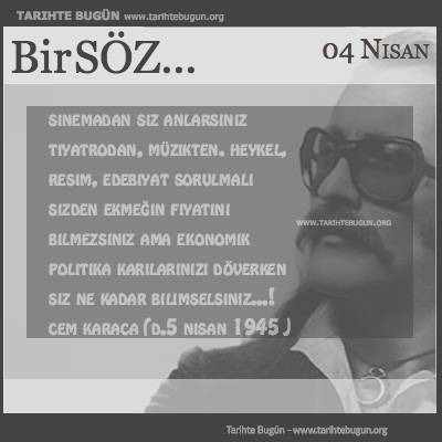 Günün Sözü Cem Karaca Karılarınızı döverken siz ne kadar bilimselsiniz