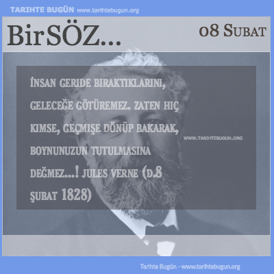 Günün Sözü Jules Verne insan geride bıraktıklarını