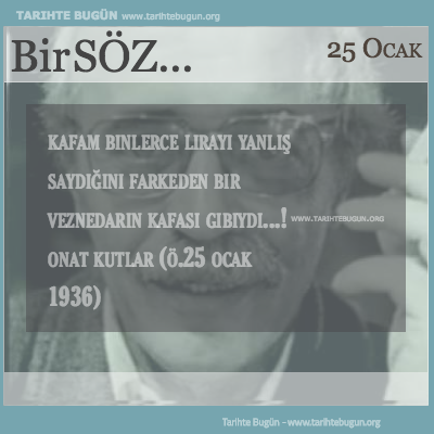 Günün Sözü Onat Kutlar Kafam