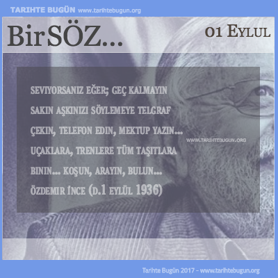 Günün Sözü Özdemir İnce Seviyorsanız eğer