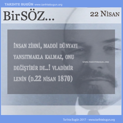 Günün Sözü Vladimir Lenin İnsan zihni