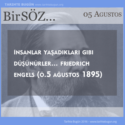 Günün Sözü İnsanlar Friedrich Engels