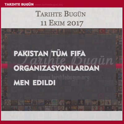 Pakistan Tüm FIFA organizasyonlardan men edildi
