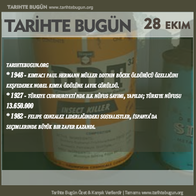 Tarihte Bugün olaylar özet 28 Ekim