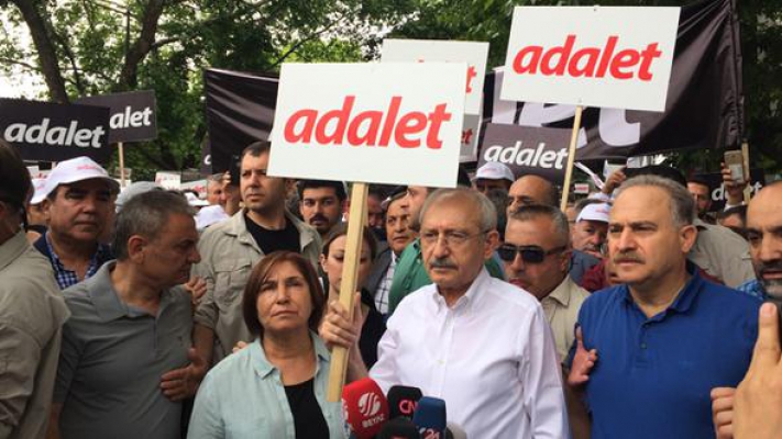 CHP Ankaradan İstanbula Yürüyüş Başlattı