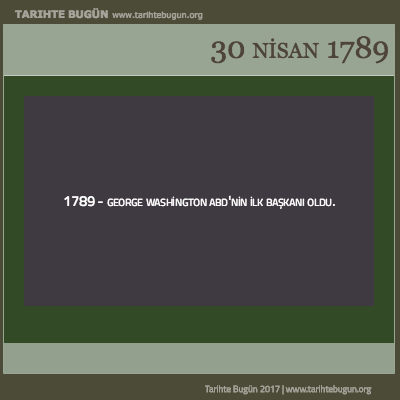 George Washington ABD ilk başkanı