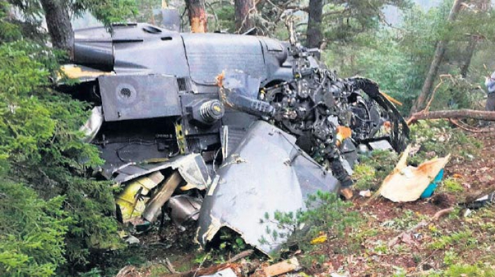 Giresunda Askeri Helikopter Düştü - Tarihte Bugün