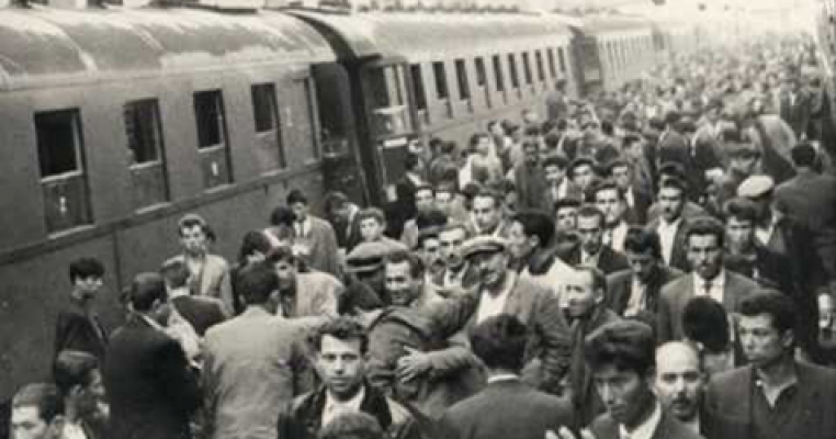 Türkiyeden Almanyaya işçilerin ilk gidişi